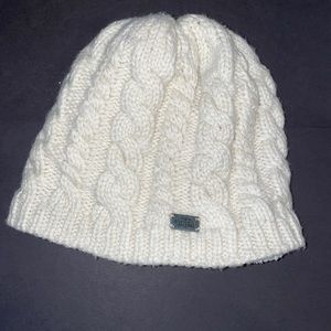 The North Face monkey fur lined winter hat